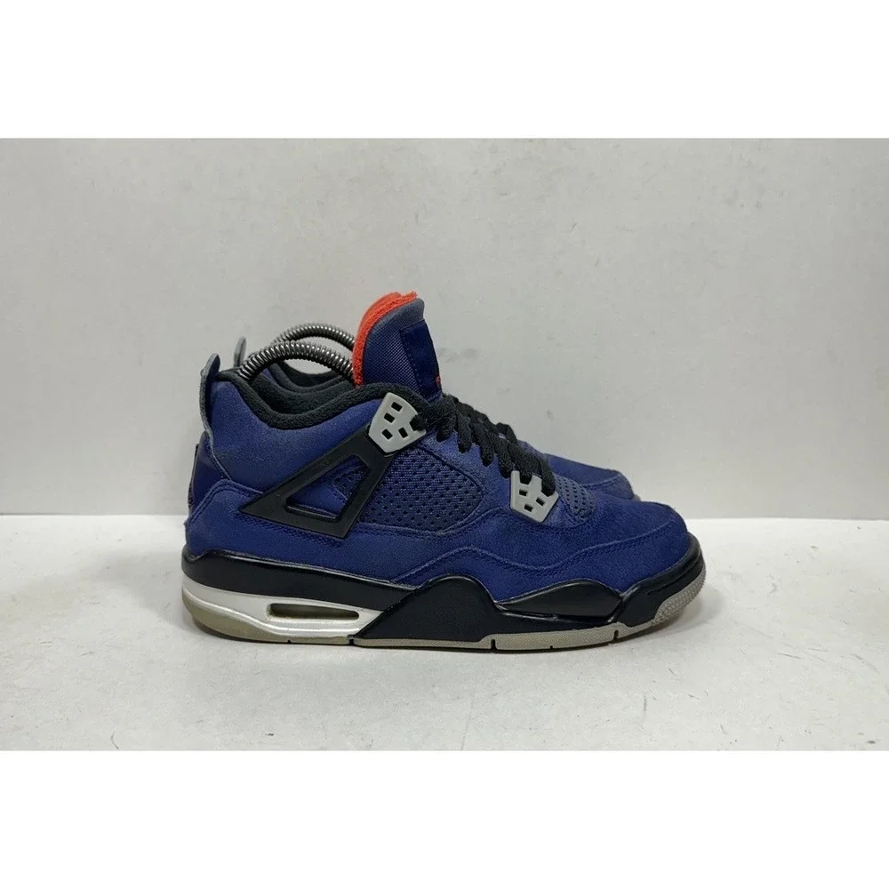 Nike Air Jordan 4 Retro GS Winterized Loyal Blue CQ9745-401 Sz 5y / Women's 6.5‎